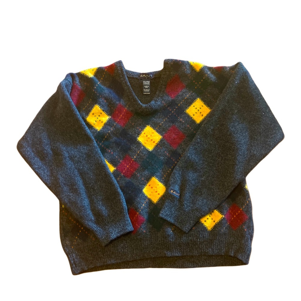 Gant Merino Lambswool Sweater; Men’s/Unisex Size Small; Vintage